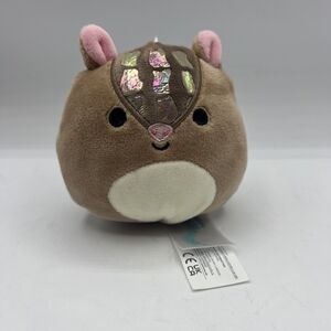 Thompson (The Armadillo) 3 Inch Squishmallow Clip. Kellytoy Squishmallows. NEW.